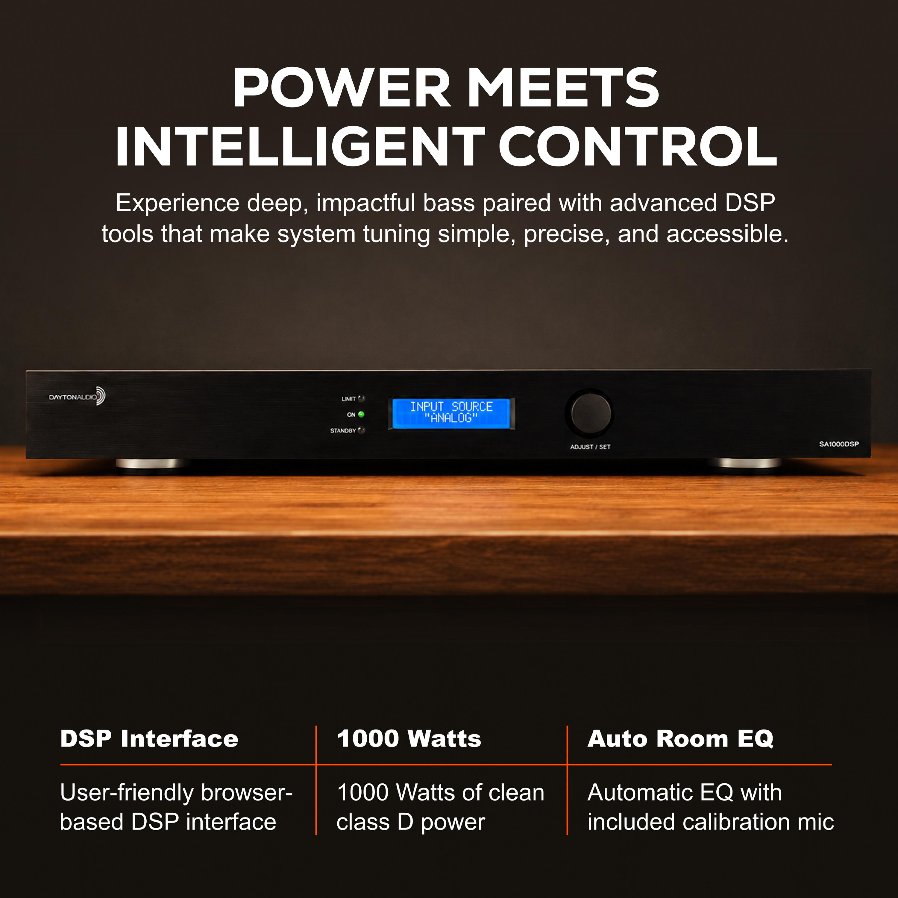Rear View of the APA1200DSP